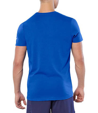 Asics Esnt Diagonal Ss Top футболка для бега мужская синяя
