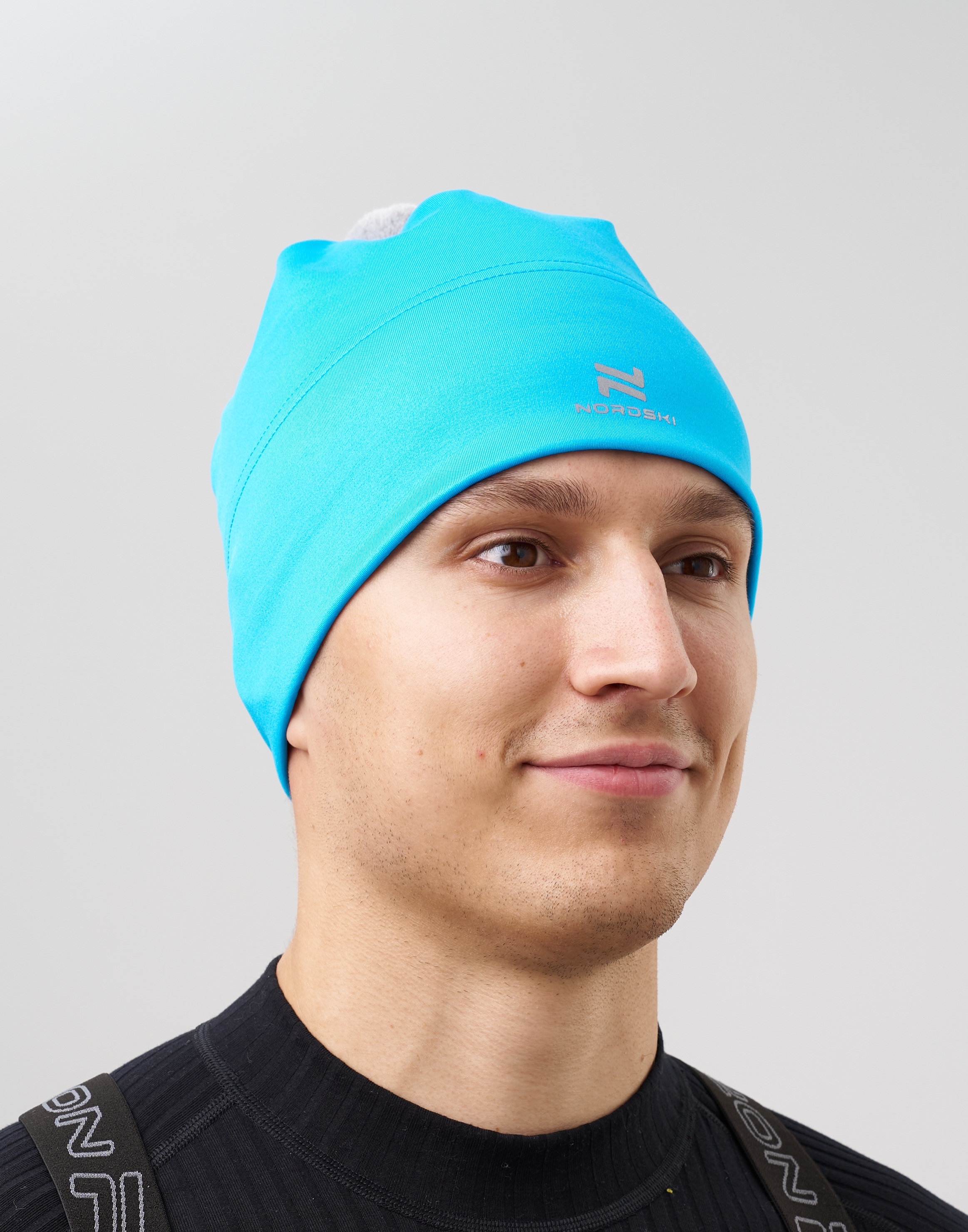 Тренировочная шапка с помпоном Nordski Train ocean - 6