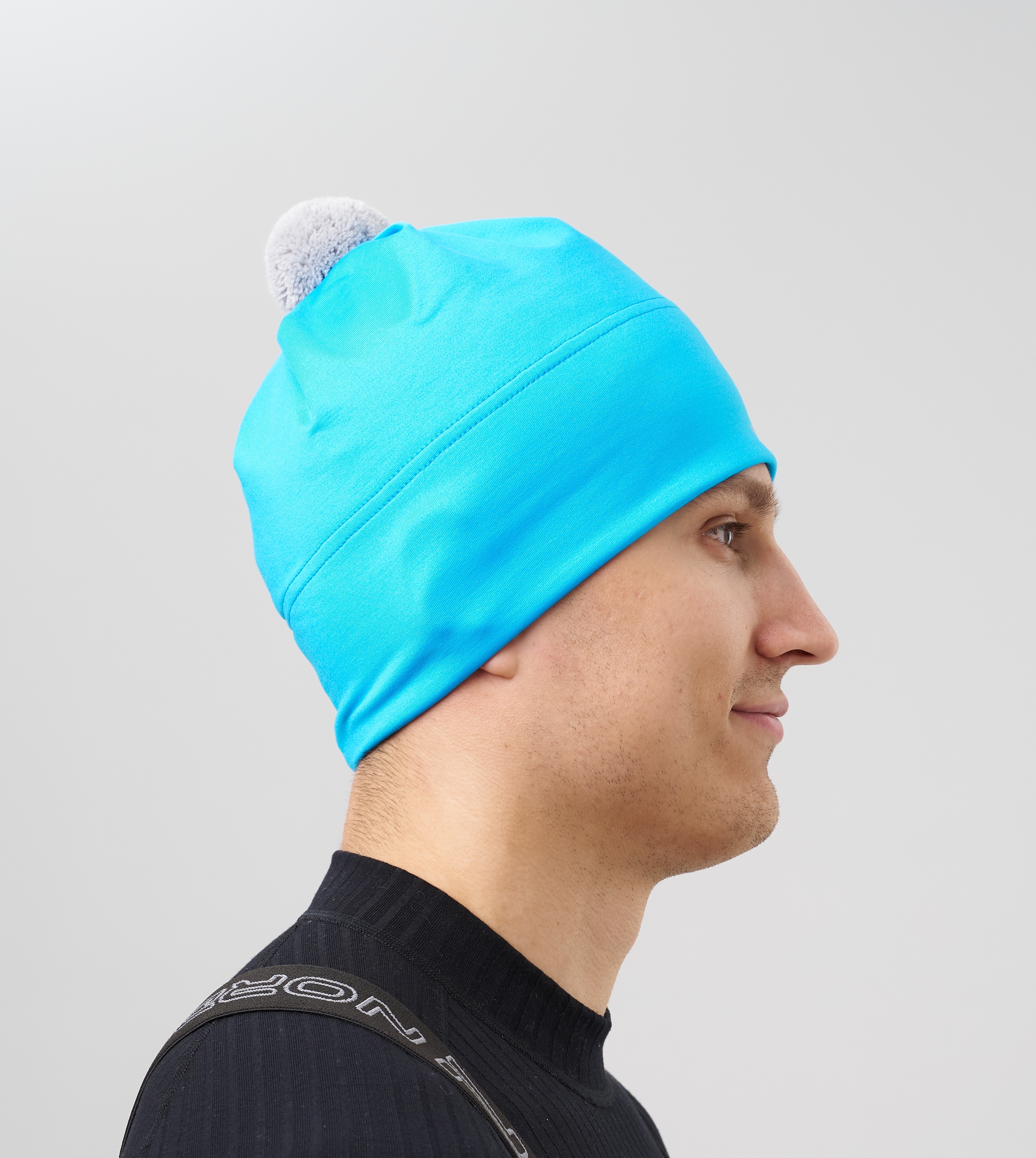 Тренировочная шапка с помпоном Nordski Train ocean - 8