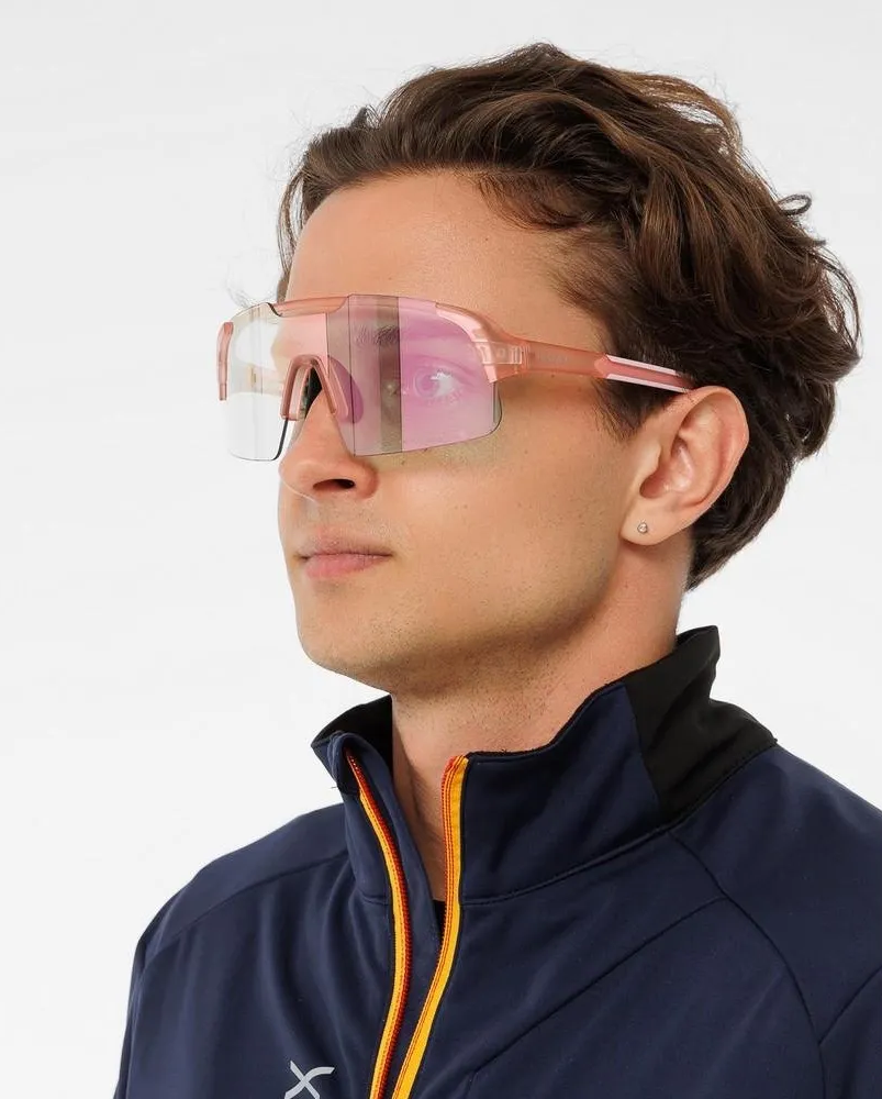 Спортивные солнцезащитные очки Moax Progress фотохром розовые - 3