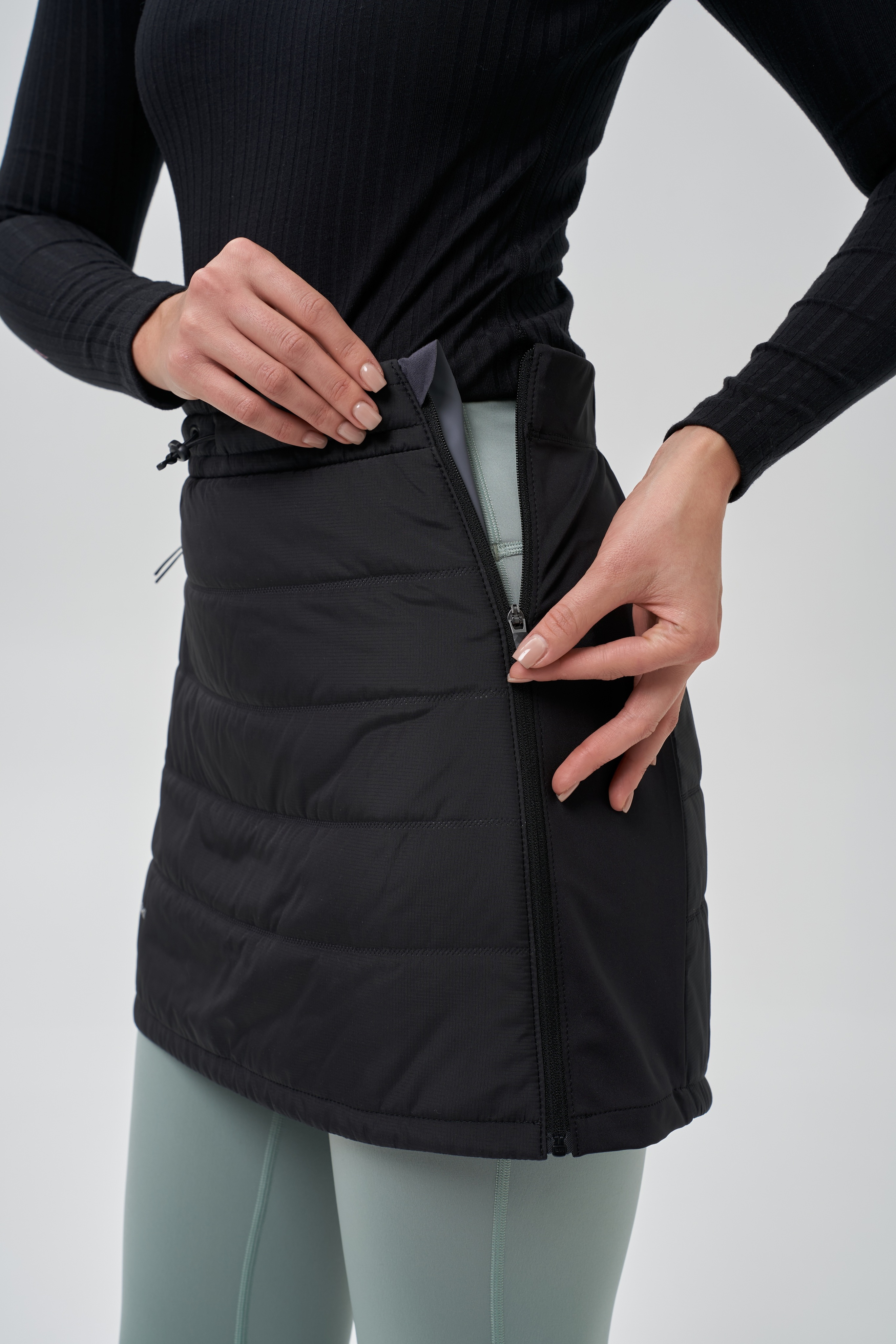 Женская лыжная утепленная юбка Nordski Hybrid Pro 2.0 black - 5