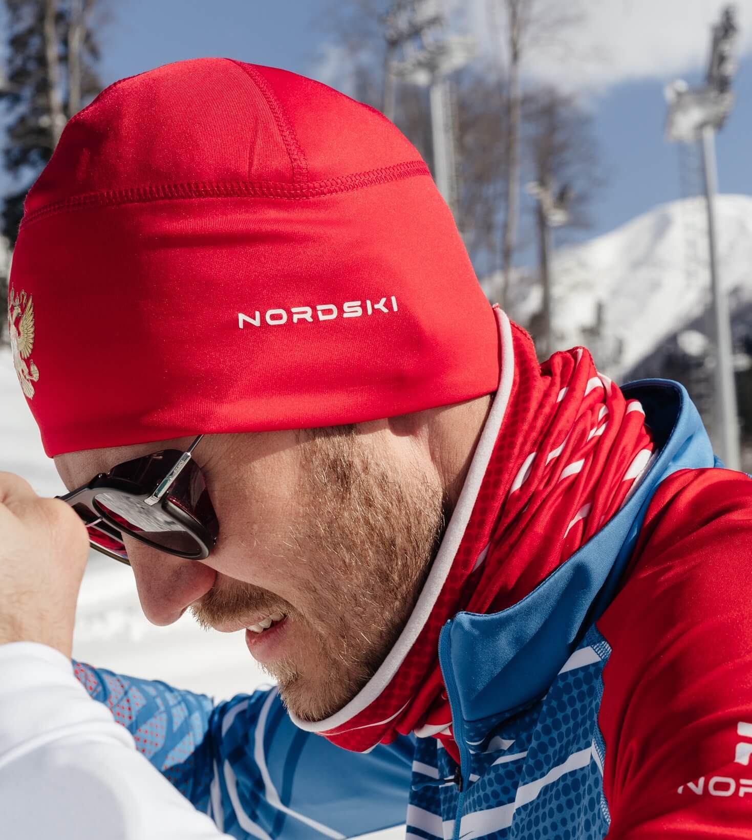Спортивный бафф Nordski Pro red-black - 3