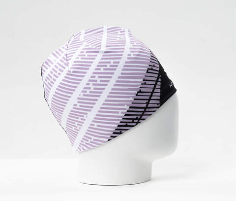 Гоночная шапка подростковая Nordski Jr Heat black-lavender