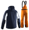 Мужской горнолыжный костюм 8848 Altitude Rocky 15/Guard (navy/orange) - 1