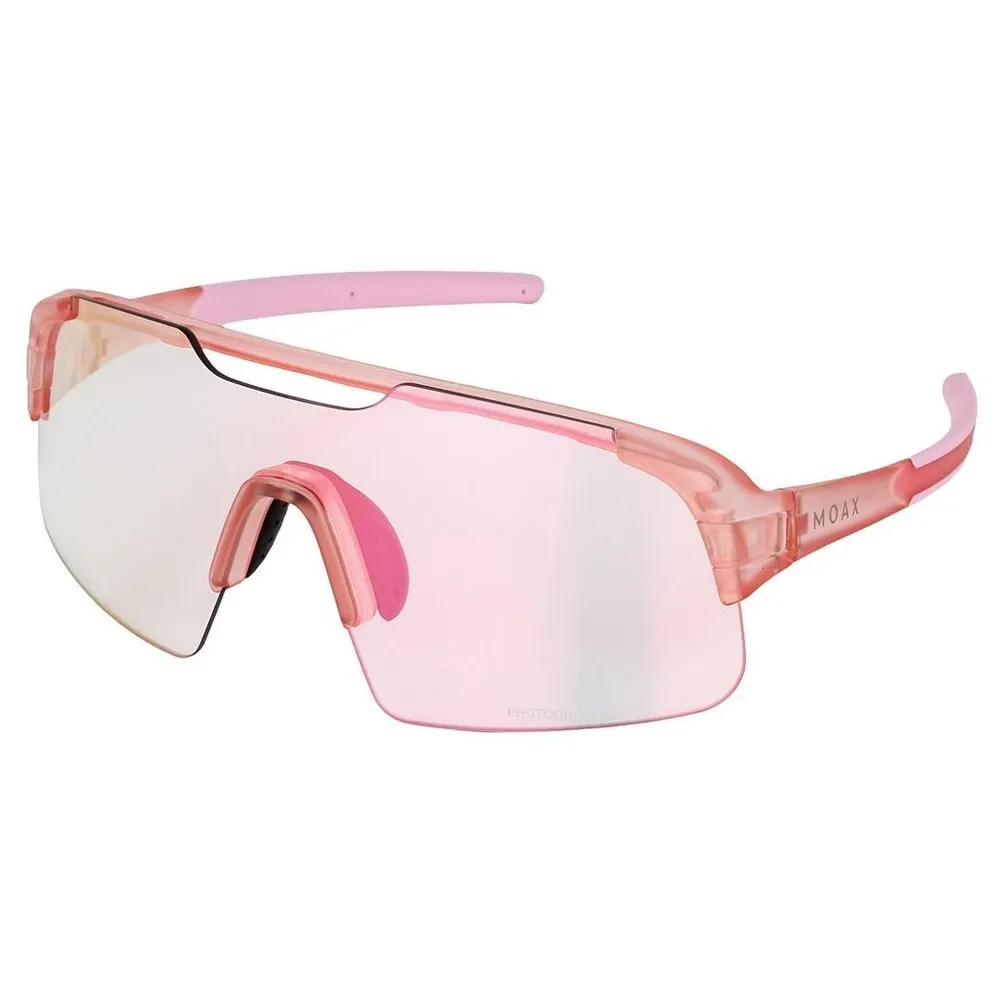 Спортивные солнцезащитные очки Moax Progress фотохром розовые