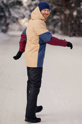 Теплый прогулочный костюм мужской Nordski Casual denim-beige