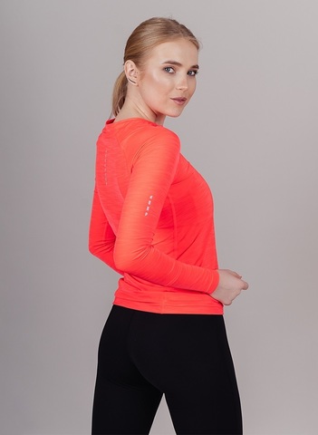 Nordski Pro футболка с длинным рукавом женская coral