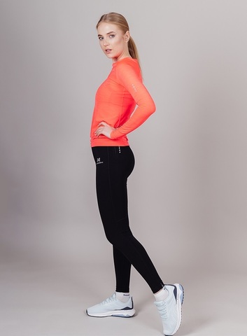 Nordski Pro футболка с длинным рукавом женская coral
