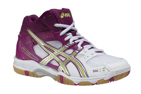 Asics womens trainers-e152y-0197-white titanium-hot pink hot sale