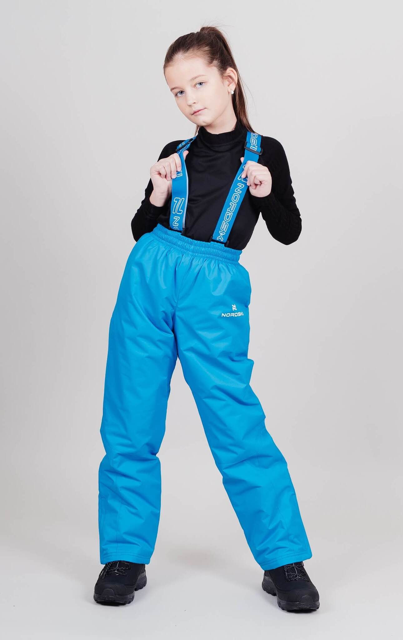 Nordski Junior теплые лыжные брюки детские blue - 3