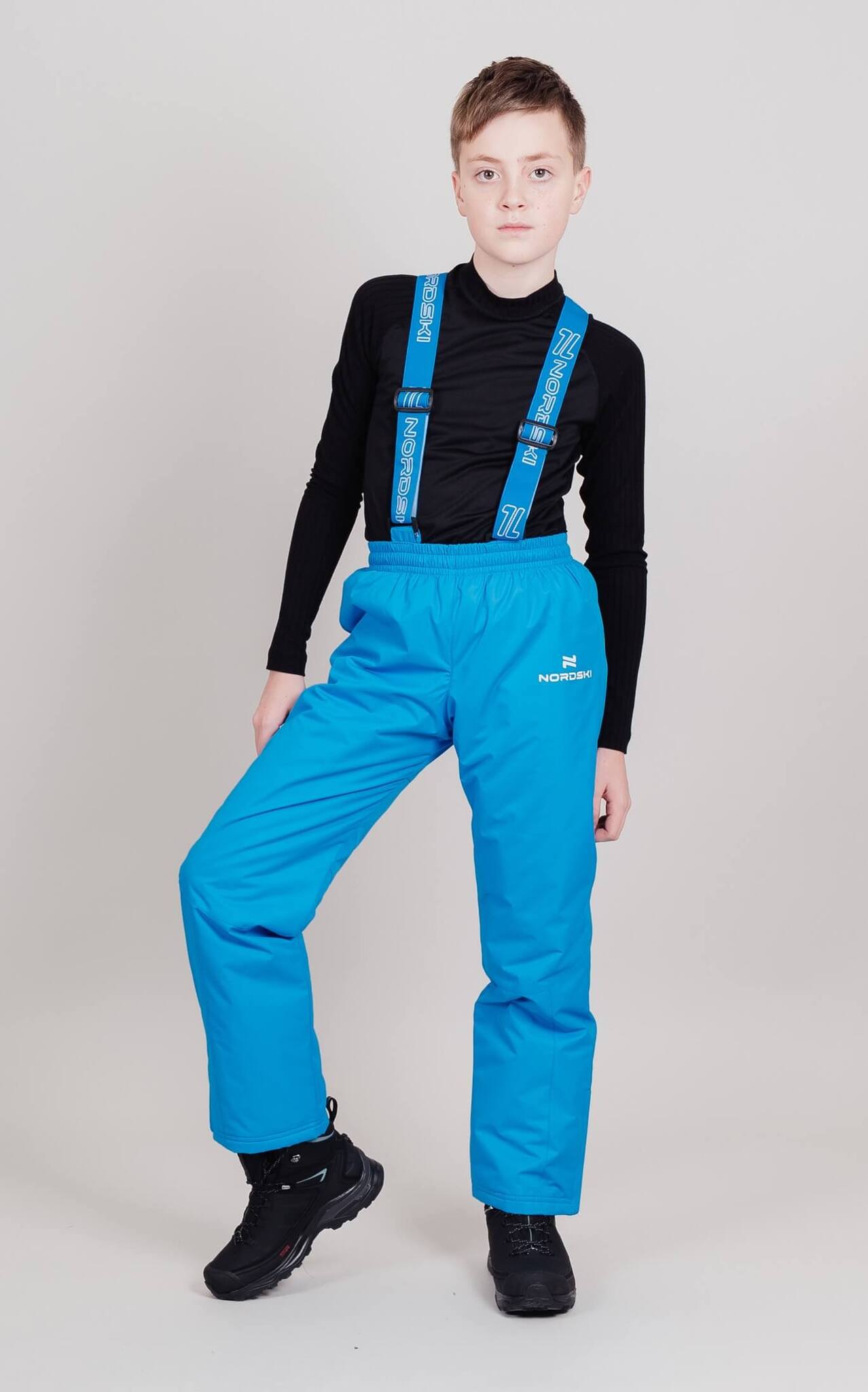 Nordski Junior теплые лыжные брюки детские blue - 2