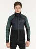 Мужской тренировочный лыжный костюм Moax Tauri Pro Hybrid Softshell зелено-черный - 2