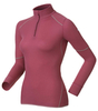 Odlo X-Warm женская термофутболка с длинным рукавом розовая - 1