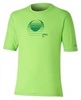 Беговая футболка мужская Asics Graphic SS зеленая - 1