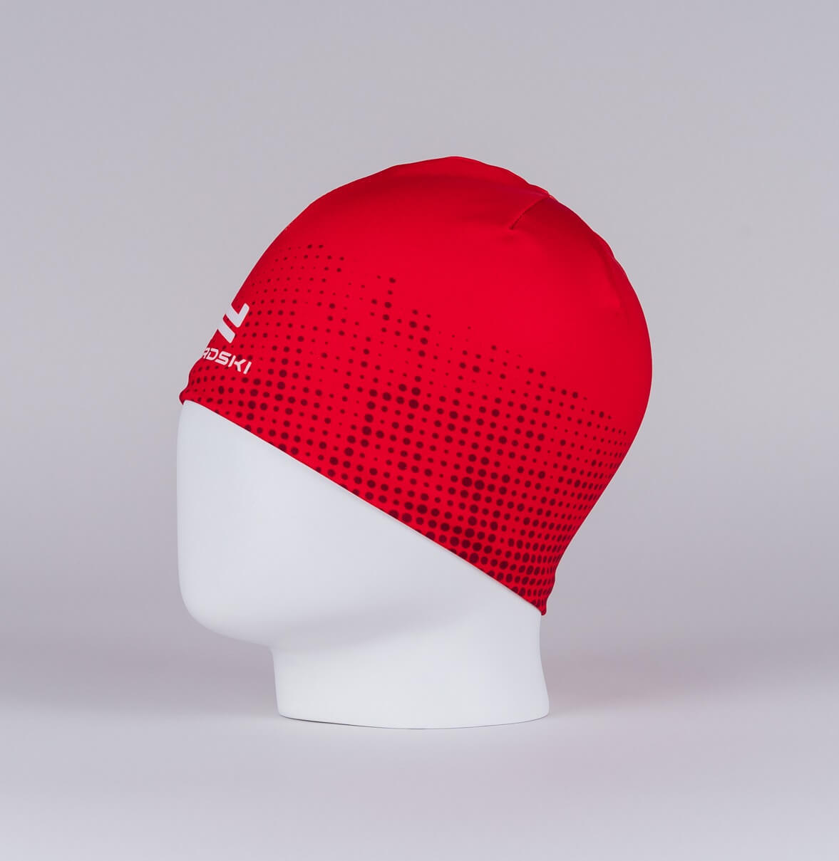 Гоночная шапка подростковая Nordski Jr Pro red-black