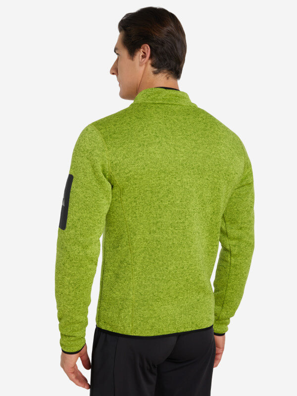 Мужская флисовая толстовка Fischer Fleece Logo зеленая - 2