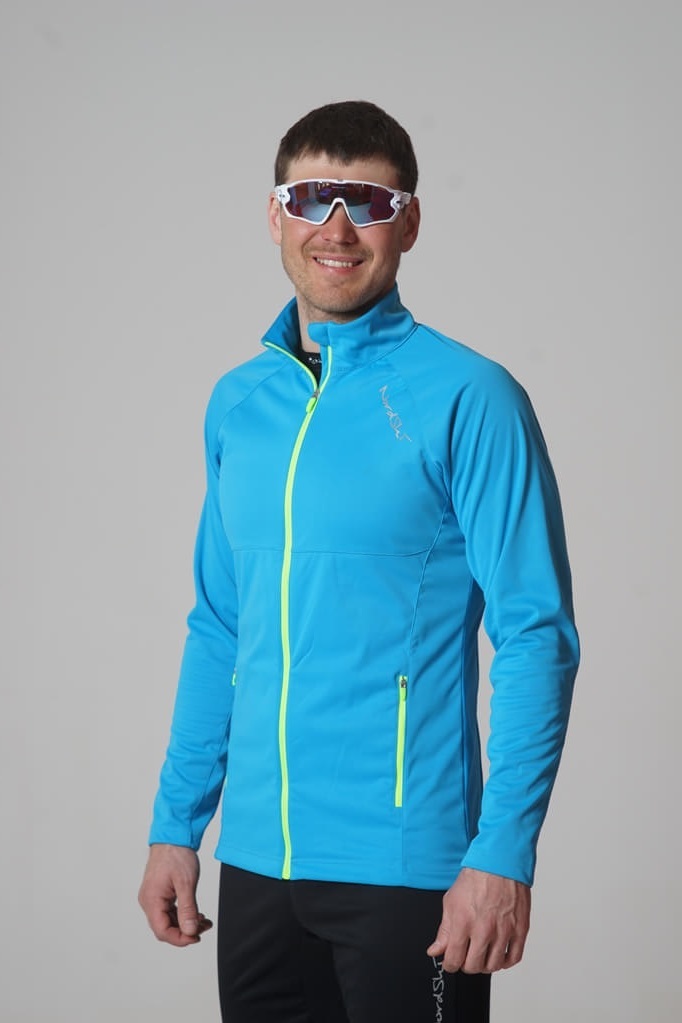 Nordski Elite разминочная куртка мужская blue