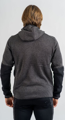 Теплая кофта с капюшоном Noname Fleece Jacket Ux 24 унисекс черная