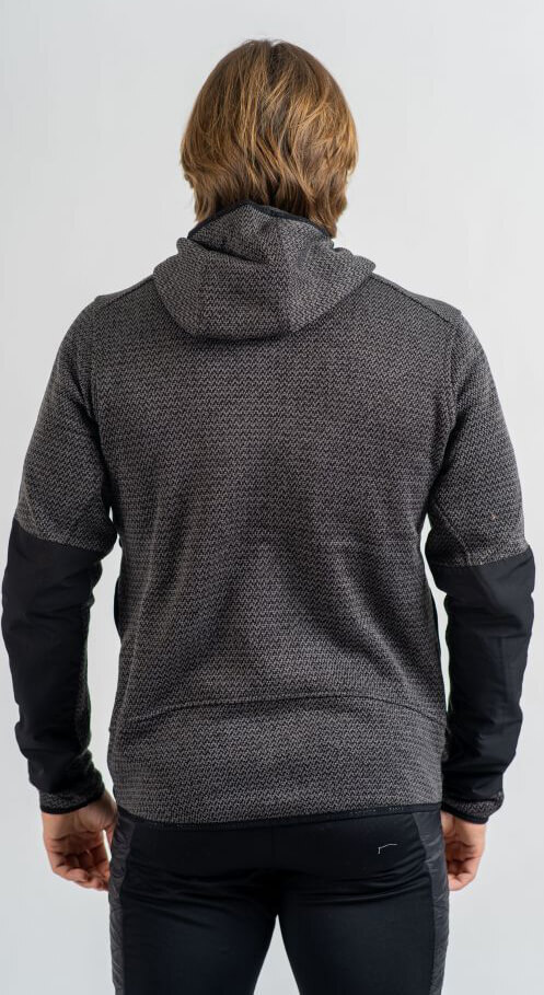 Теплая кофта с капюшоном Noname Fleece Jacket Ux 24 унисекс черная - 4