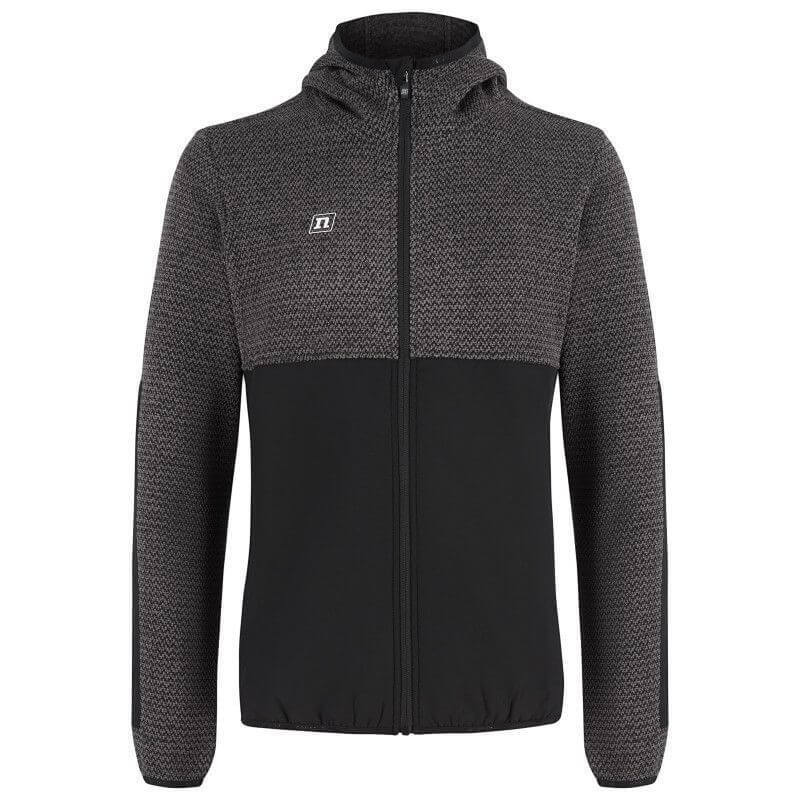 Теплая кофта с капюшоном Noname Fleece Jacket Ux 24 унисекс черная