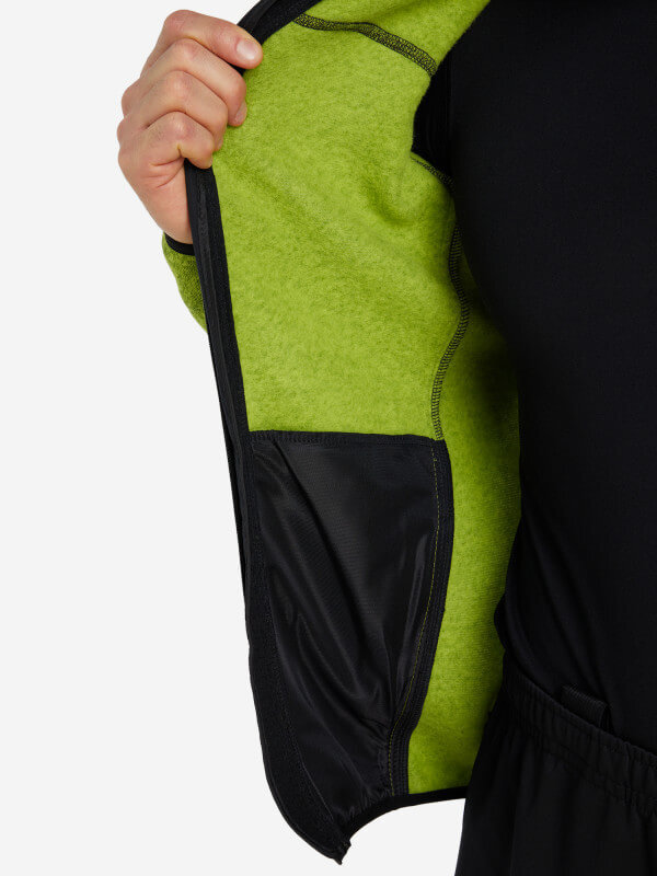Мужская флисовая толстовка Fischer Fleece Logo зеленая - 6
