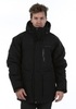 Мужская теплая куртка-парка 8848 Altitude Bonato Zipin (black) 3 в 1 - 1