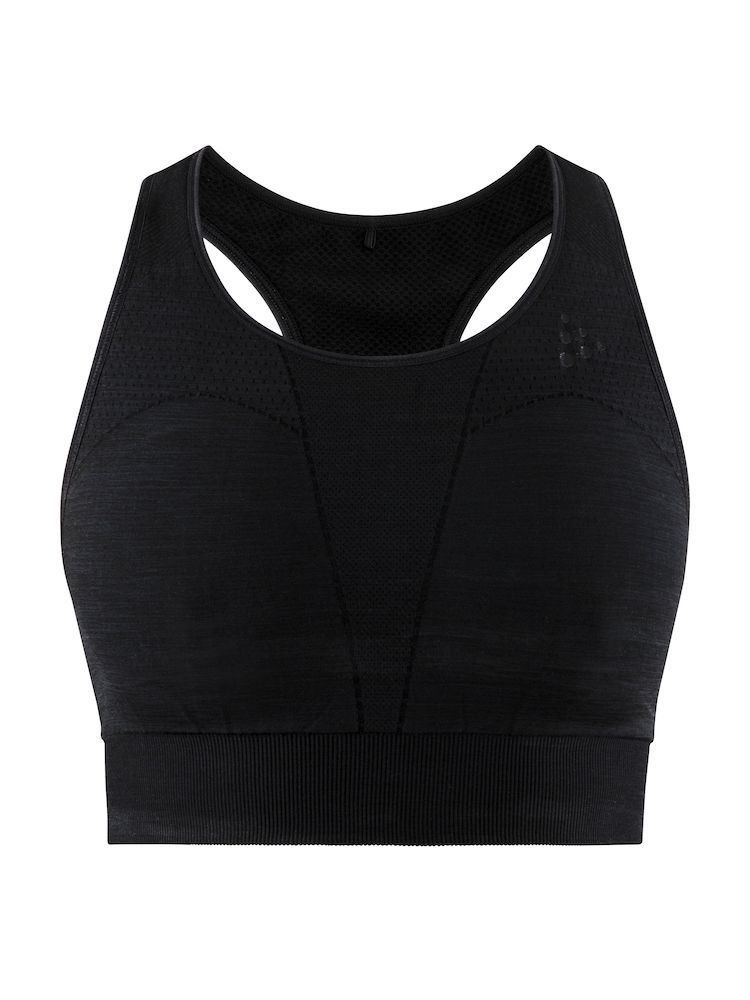 Craft Fuseknit Mid Impact спортивный топ женский black