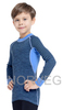 Термобелье для мальчика Norveg Climate Control Blue рубашка - 3