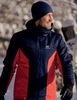 Теплая лыжная куртка мужская Nordski Base iris-red - 1