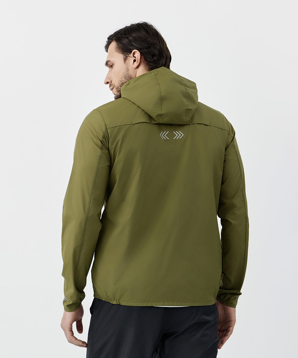 Мужская беговая ветровка Nordski Rain olive - 4