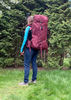 Tatonka Bison 65+10 туристический рюкзак женский bordeaux red - 13