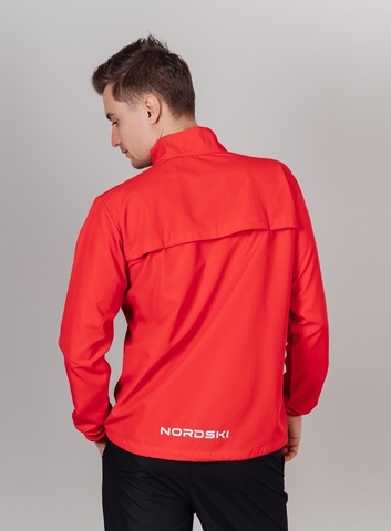 Nordski Motion куртка ветровка мужская Red/Dark blue