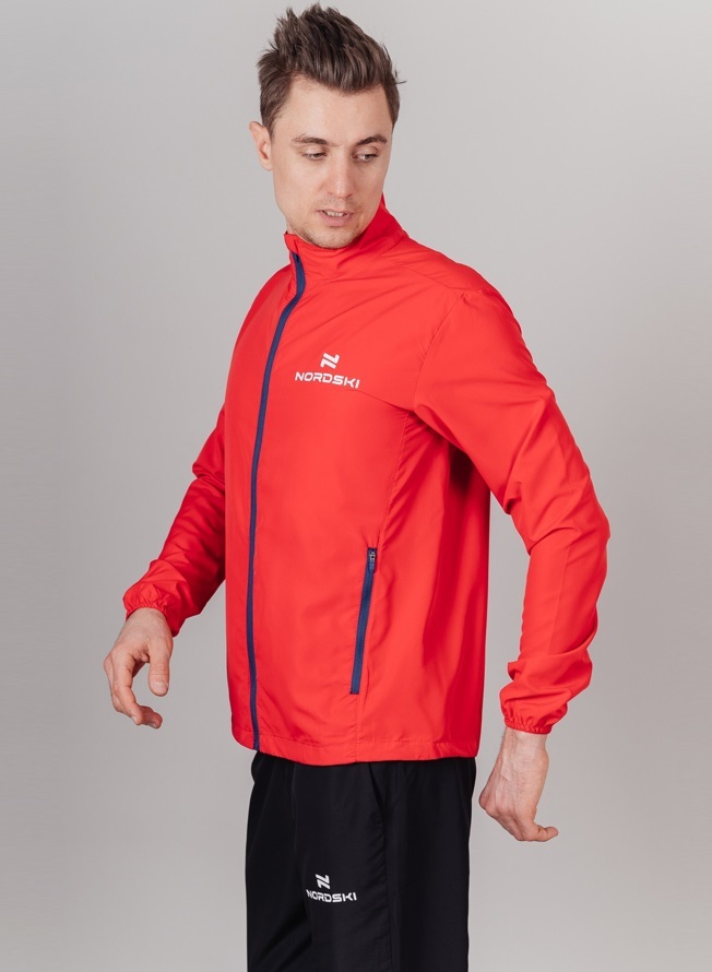 Мужская куртка для бега Nordski Motion red-dark blue - 3