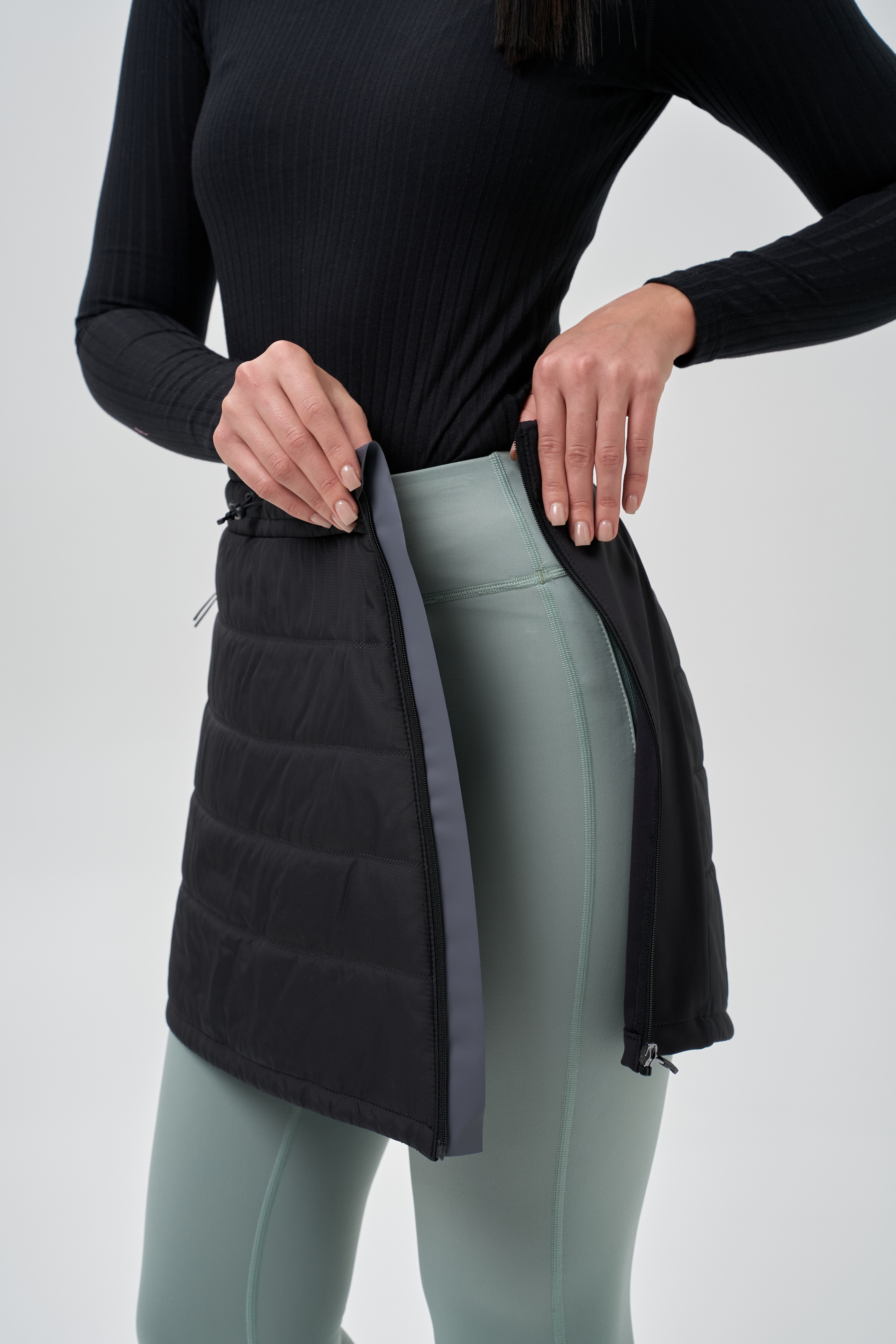 Женская лыжная утепленная юбка Nordski Hybrid Pro 2.0 black - 6