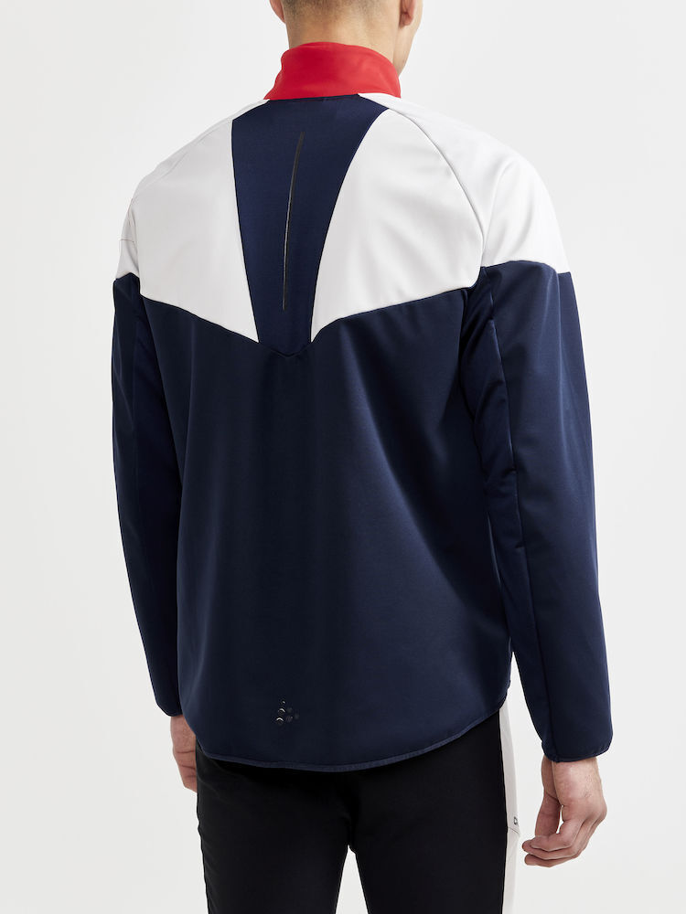 Мужской лыжный костюм Craft Glide Storm orange-navy - 3