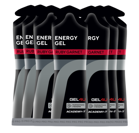 Набор энергетических гелей GEL4U Energy GEL 60 г гранат