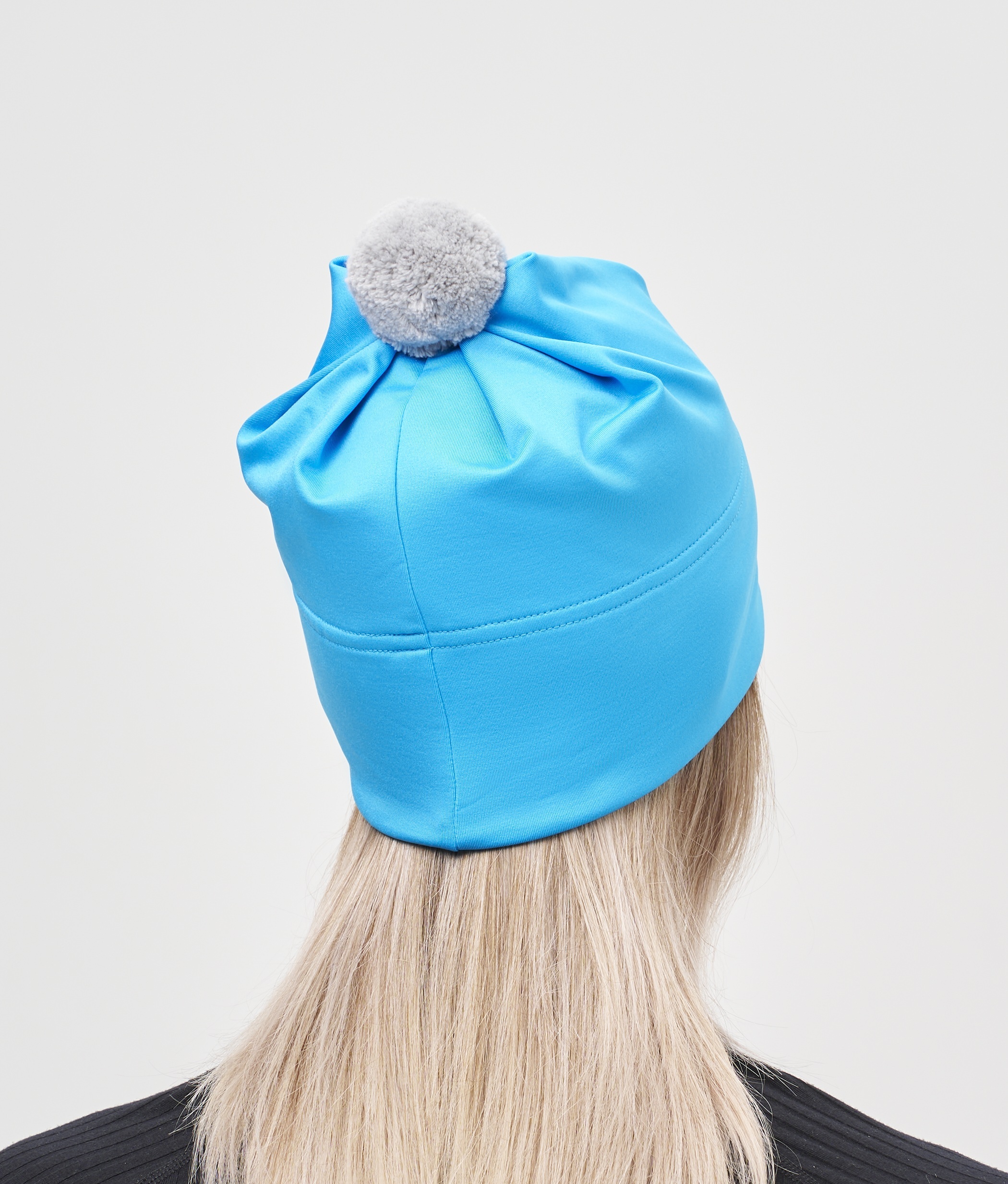 Тренировочная шапка с помпоном Nordski Train ocean - 5