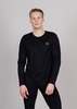 Мужская футболка для бега с длинным рукавом Nordski Training black - 1