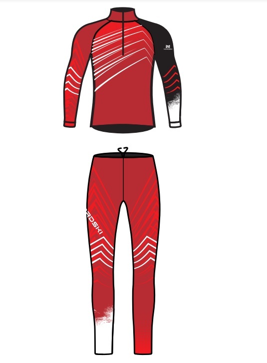 Детский и подростковый лыжный гоночный костюм Nordski Jr Pro red-black - 13