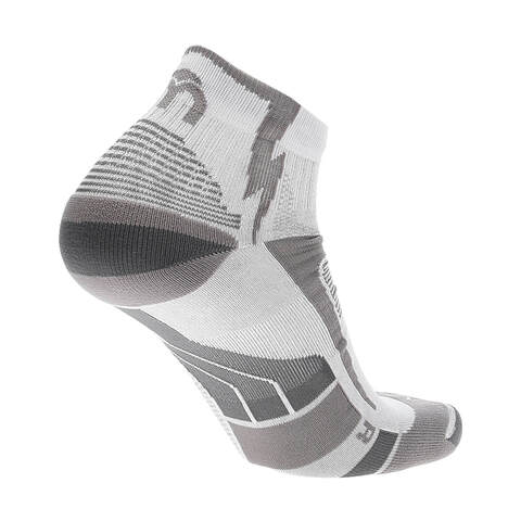 Спортивные короткие носки Mico X-Static Run белые-серые