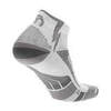 Спортивные короткие носки Mico X-Static Run белые-серые - 2