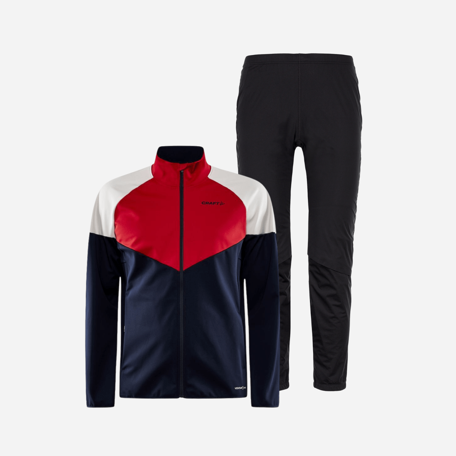 Мужской лыжный костюм Craft Glide Storm orange-navy