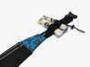Поясная сумка для бега Enklepp Run Belt 365 trap-black flowers-blue - 3