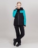 Женская горнолыжная куртка Nordski Lavin black-malachite - 3