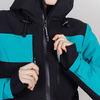 Женская горнолыжная куртка Nordski Lavin black-malachite - 6