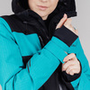 Женская горнолыжная куртка Nordski Lavin black-malachite - 5