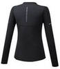 Mizuno Bt Mesh Ls Tee футболка с длинным рукавом женская черная - 2