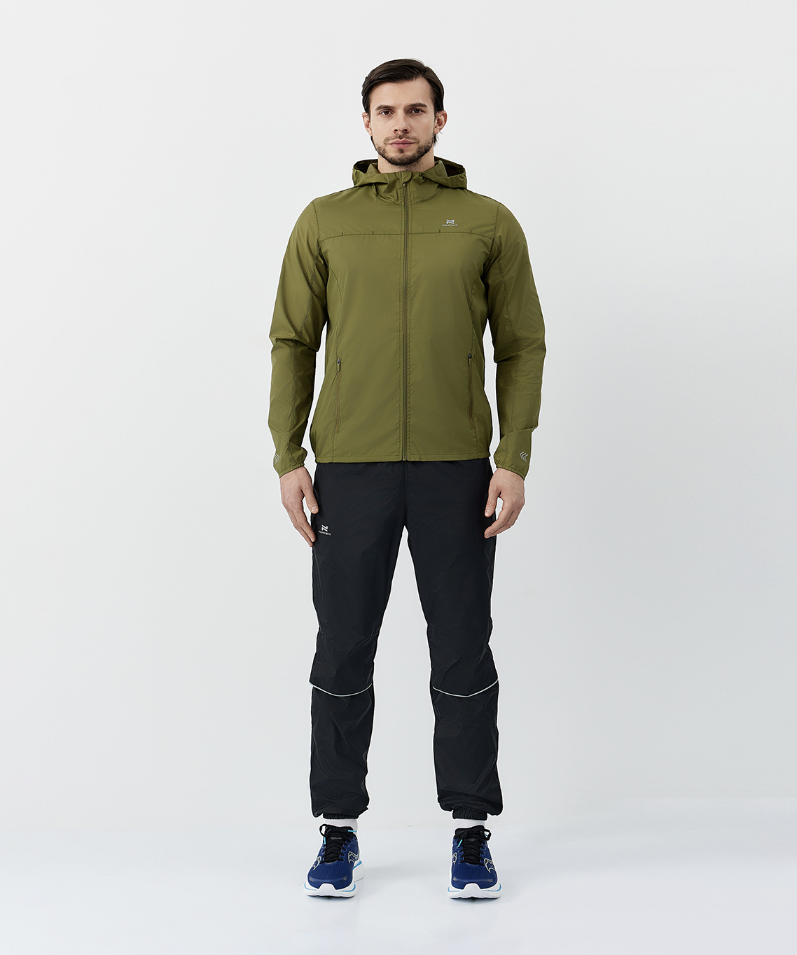 Мужская беговая ветровка Nordski Rain olive - 9