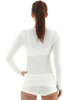 Термобелье женское Brubeck Comfort Wool рубашка белая - 2