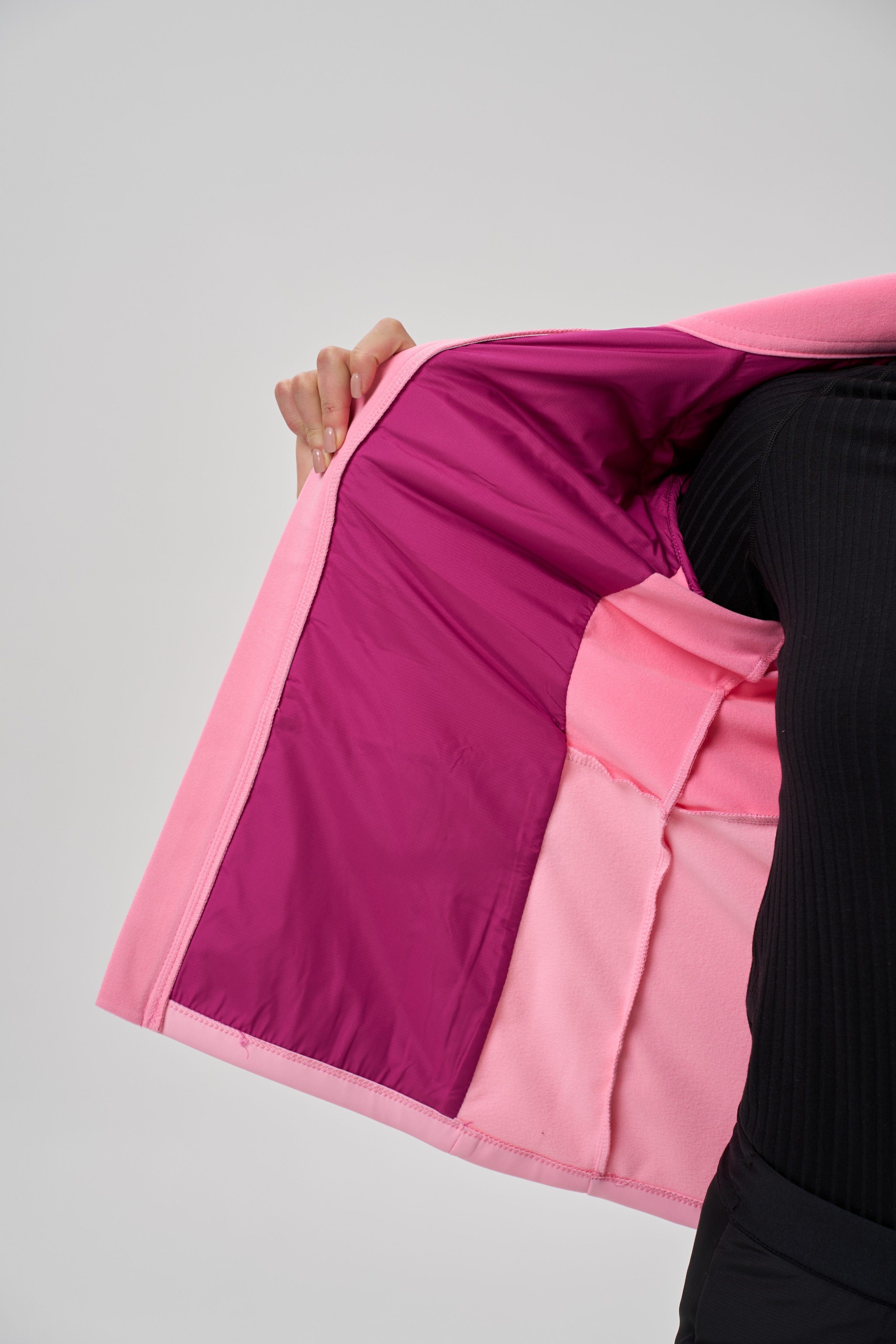 Женский костюм для лыж и бега зимой Nordski Hybrid Pro 2.0 candy pink-fuchsia - 7